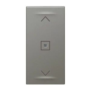 Legrand Curtain/Roller Blind Switch 1 Module – Neutral Magnesium
