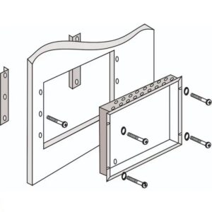 TELETEK FLM Kit for flush mounting of IRIS and MAG8 Plus
