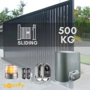 Somfy 500KG Sliding Gate Motor Kit Automatic Electric Door with Remote