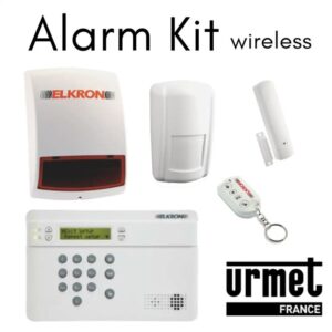 Elkron Wireless Intrusion Alarm Kit with a Loud Siren and a Landline Dial