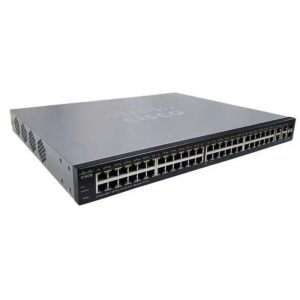Cisco SF350-48P 48-Port 10/100 PoE Managed Switch with Gigabit Uplinks