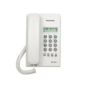 Panasonic Corded Phone KX T7703X W with Caller ID White