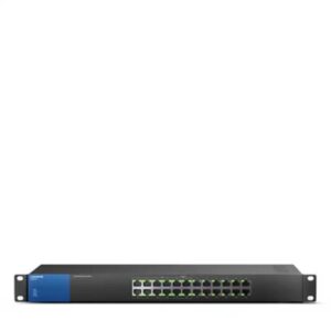 Linksys LGS124 Gigabit POE+ Switch – 24 Ports