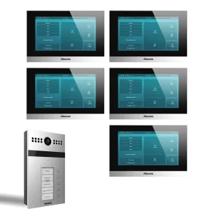 Akuvox 5 Apartments Video Intercom SIP With Mobile App